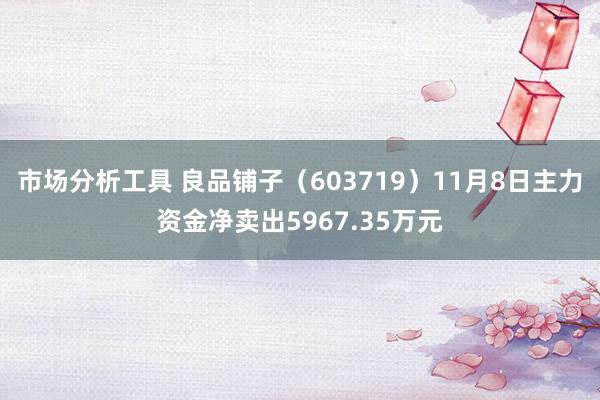 市场分析工具 良品铺子（603719）11月8日主力资金净卖出5967.35万元