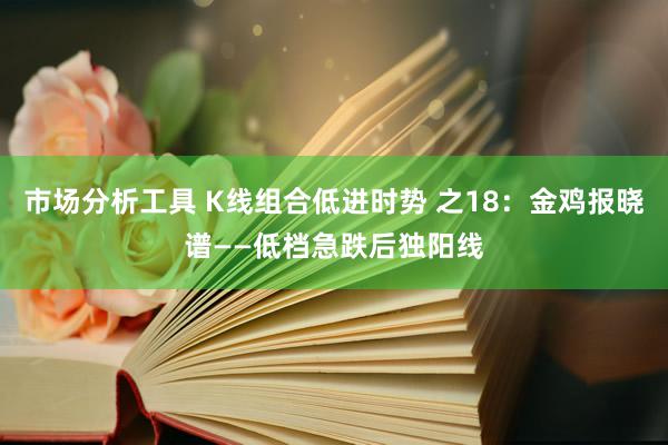 市场分析工具 K线组合低进时势 之18：金鸡报晓谱——低档急跌后独阳线