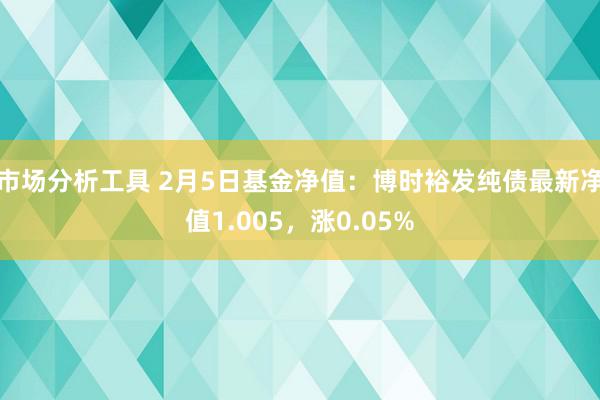 市场分析工具 2月5日基金净值：博时裕发纯债最新净值1.005，涨0.05%