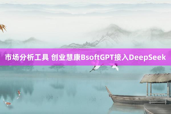 市场分析工具 创业慧康BsoftGPT接入DeepSeek