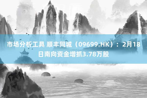 市场分析工具 顺丰同城（09699.HK）：2月18日南向资金增抓3.78万股