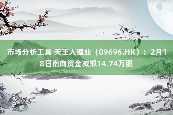 市场分析工具 天王人锂业（09696.HK）：2月18日南向资金减抓14.74万股