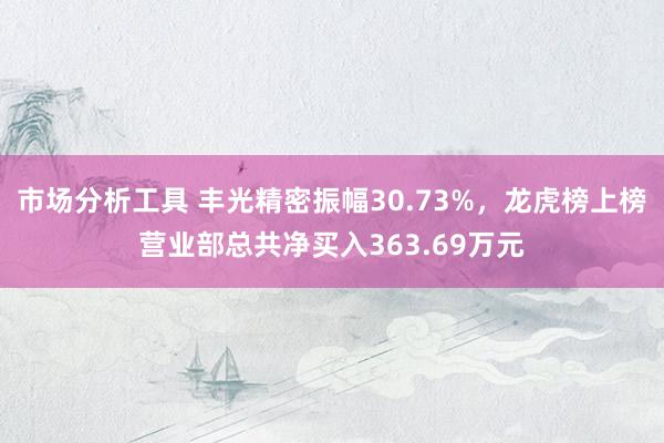 市场分析工具 丰光精密振幅30.73%，龙虎榜上榜营业部总共净买入363.69万元